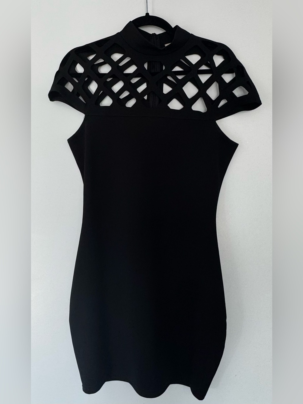 NWT Little Black Dress Cutout Bodycon Mini Dress Size Large Cocktail Party